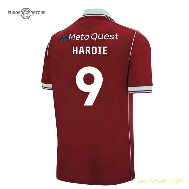 2025-2026 Wrexham Home Shirt (hardie 9) - Match Day Jersey