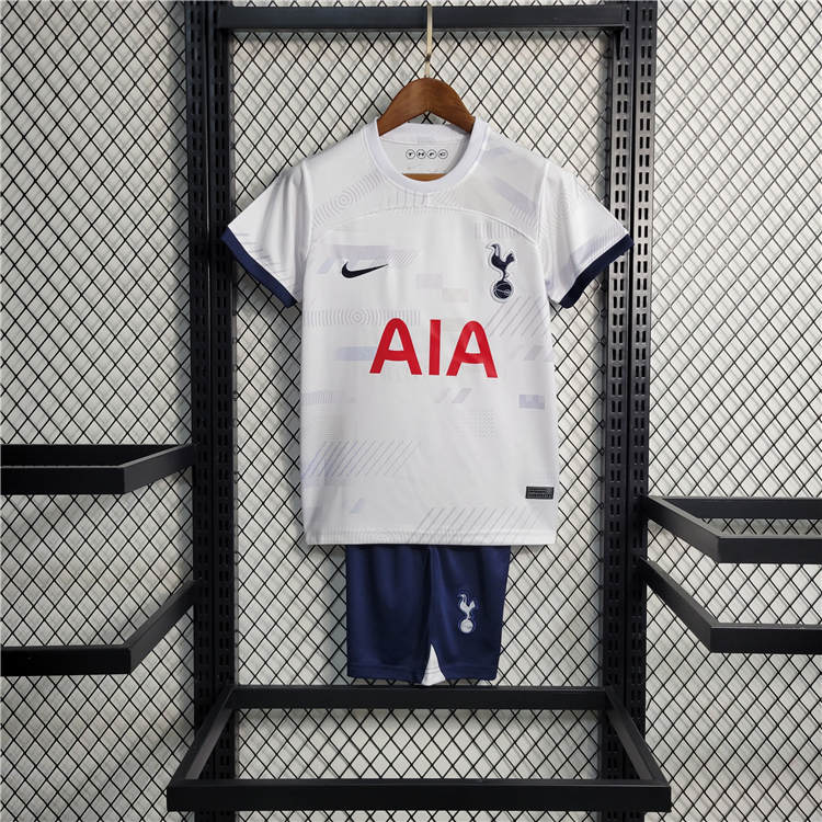 KidsYouth Tottenham Hotspur 2324 Home White Soccer KitShirtShorts -