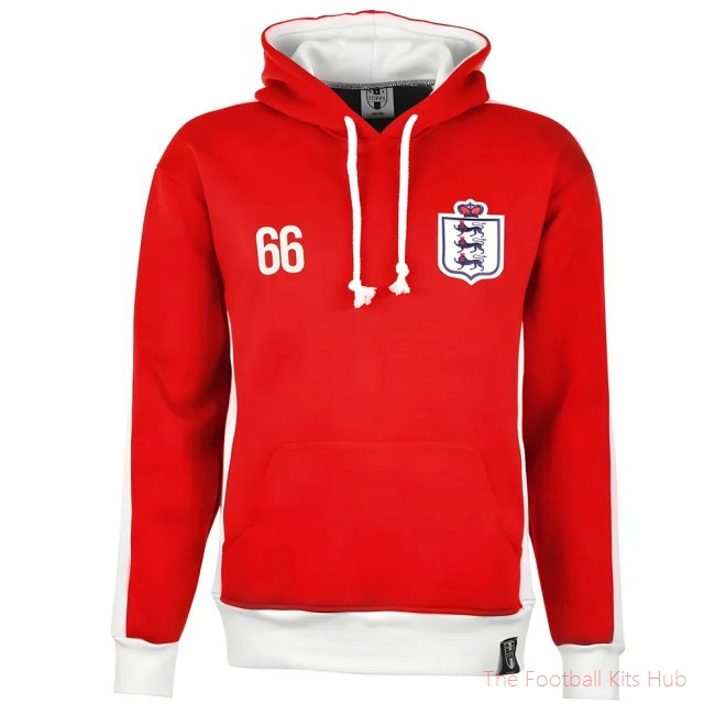 Men England Number 66 Retro Hoodie UEFA Euro