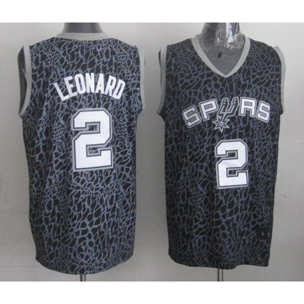 Game Day Exclusive Men's Spurs #2 Kawhi Black Basketball Jersey