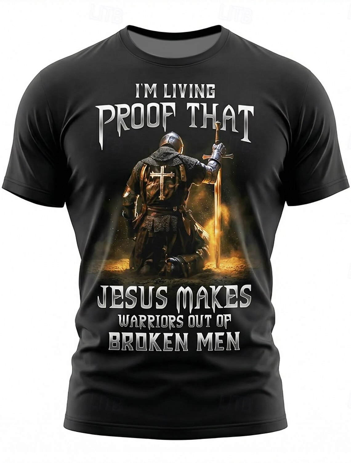 Knights Of Malta Mens Graphic Shirt Templar Prints Fashion Designer