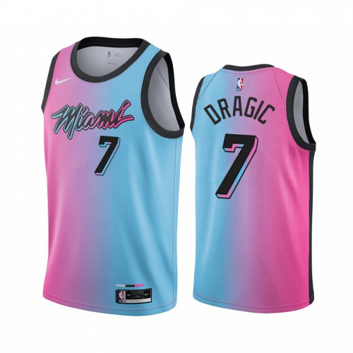 Blue MIA Miami Heat #7 Nike High-Quality Jersey Game Day Wear