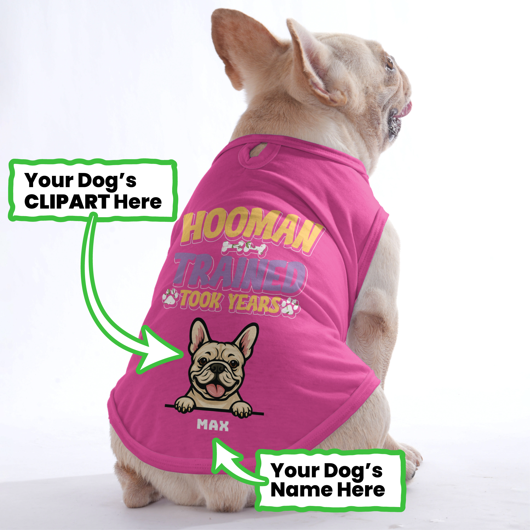 Street-Ready Hooman Trained. Took Years - Personalized Frenchie Shirt...