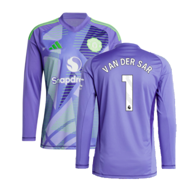 2024-20 Man Utd Home Shirt with Van Der Sar 1 L M S