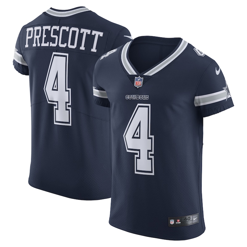 None Dak Prescott DAL Cowboys Energetic Premium-Quality Jersey