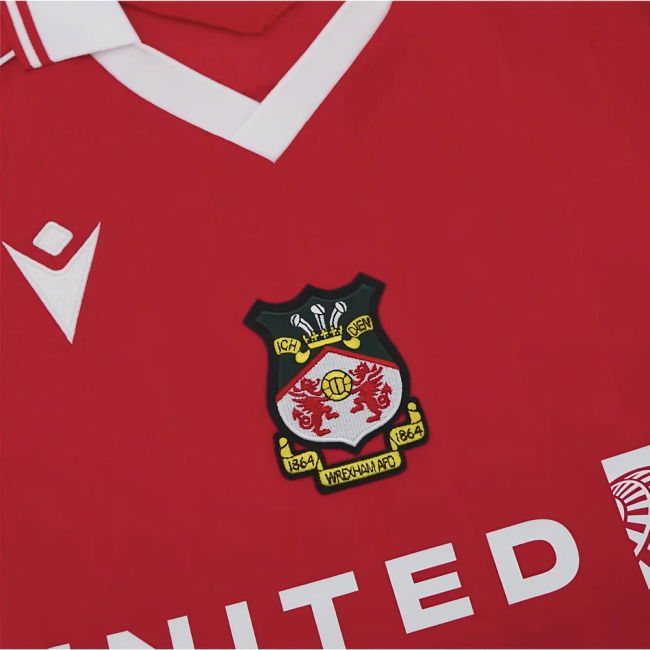 Official 2025-2026 Wrexham Home Shirt (Kids Size) Perfect Fit