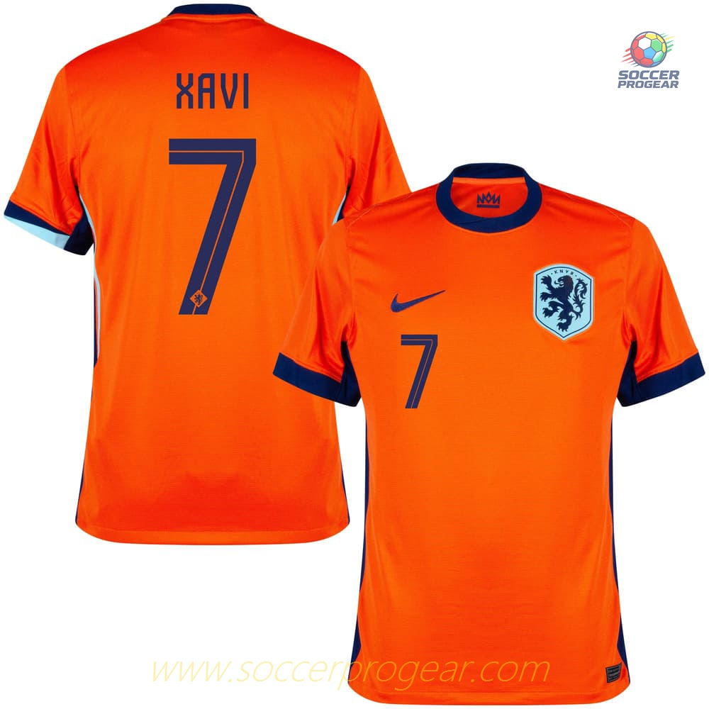Netherlands 2024/25 Collection Home Team Jersey Xavi
