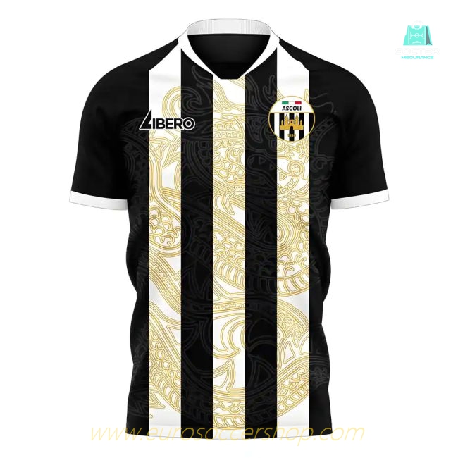 Ascoli 2025-2026 Home Concept Football Kit (Libero) - Baby