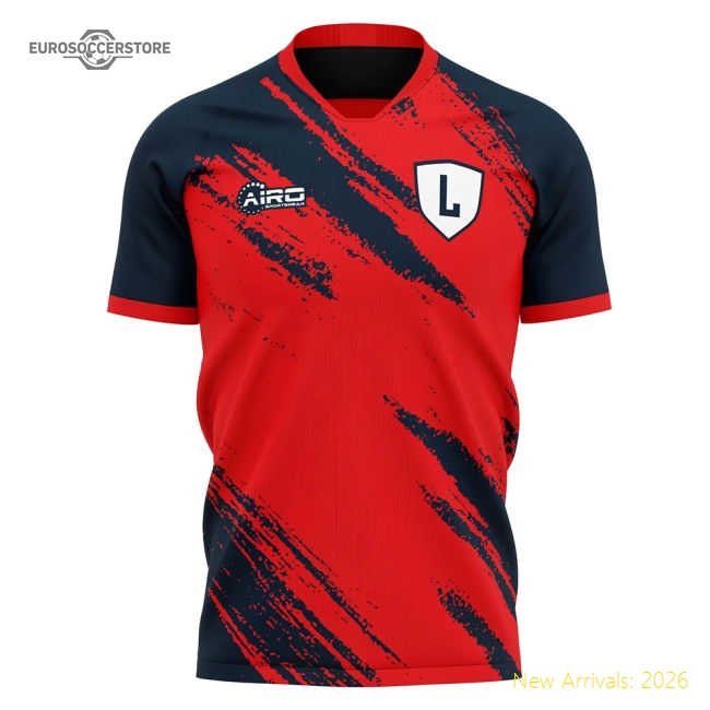 2025-2026 Lille Home Concept Football Shirt - Womens