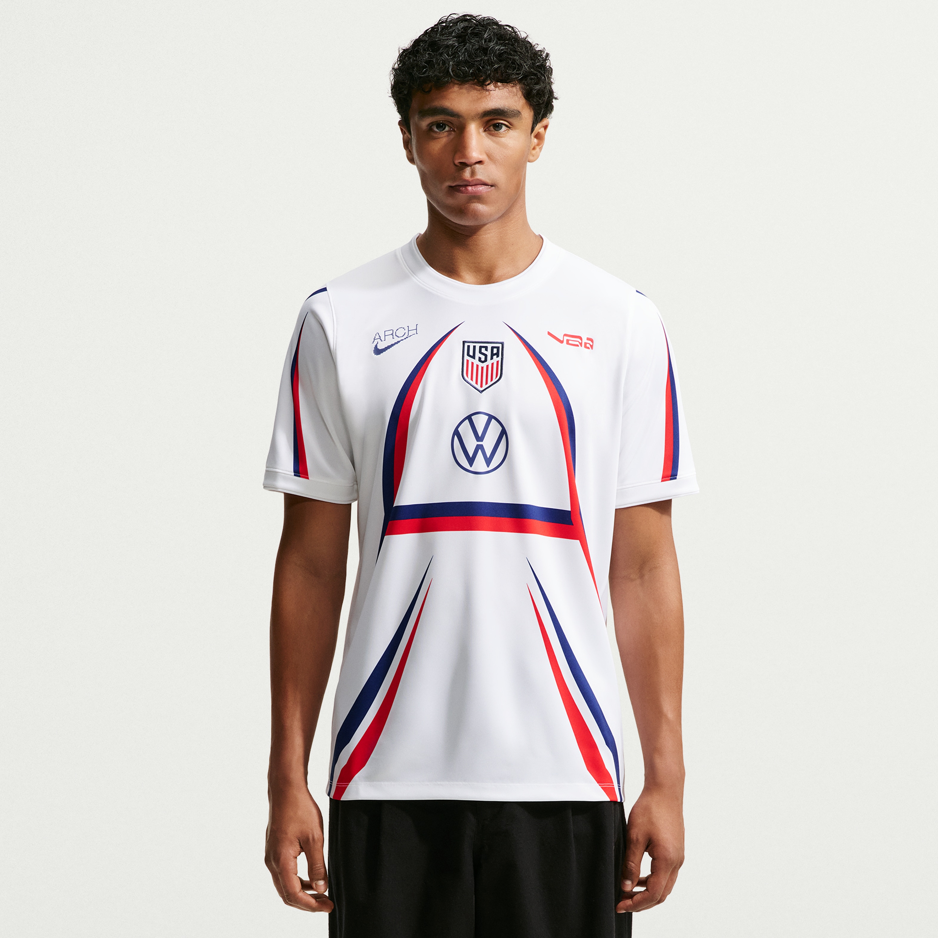 [SJH] USMNT x VAA 2026 Dri-FIT Pre-Match Jersey Top - White