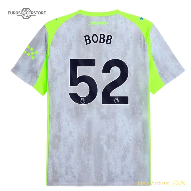 Official 2025-2026 Man City Third Shirt (bobb 52) - Premium Quality