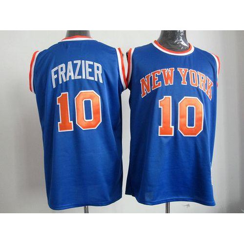 Mitchell And Ness Knicks Blue York Knicks #10 Jersey - Value-Priced