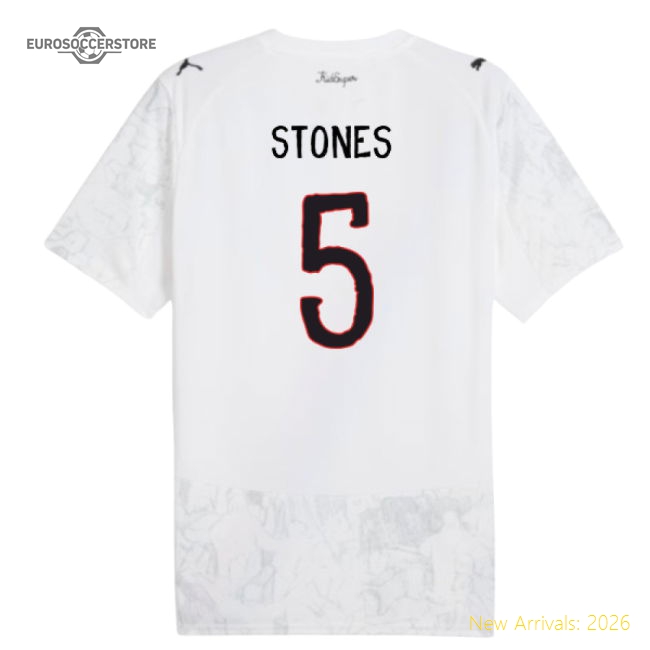 2025-2026 KIDSUPER x Manchester City CWC Shirt (White) (Stones 5)