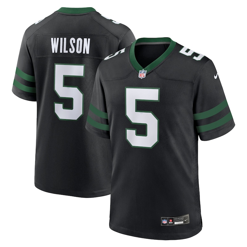 None Garrett Wilson NY Jets Retro Cost-Effective Jersey for NFL Fans
