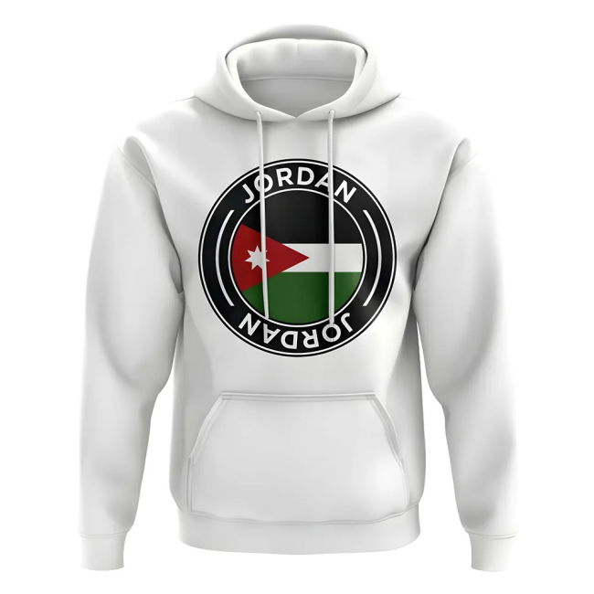 Fan-Favorite Fan-Favorite Jordan Football Badge Hoodie (White)