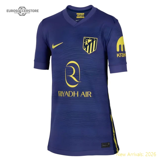 2025-2026 Atletico Madrid Second Jersey (kids) - Fan Design