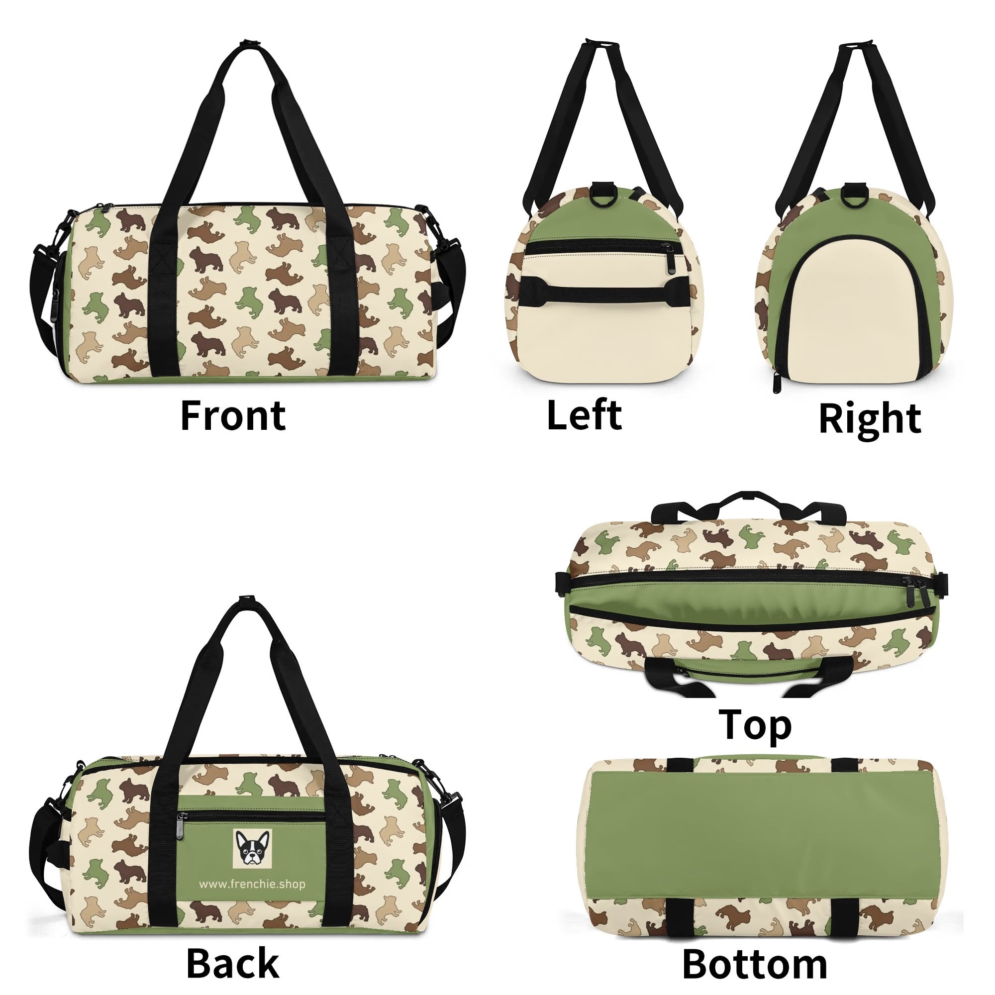 High-Quality Milo - Gym Bag For Frenchie Lovers for Casual Outings
