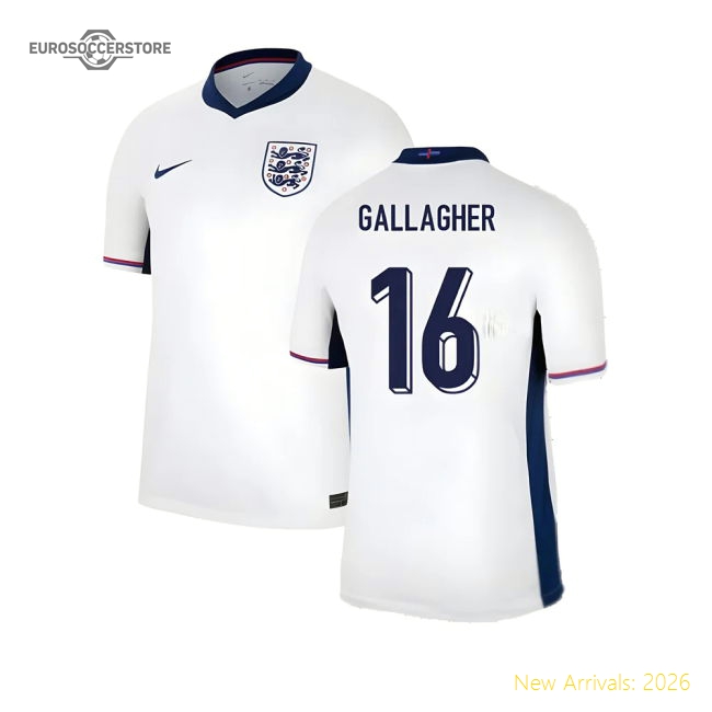 Premium England 2024-2025 Home Shirt - Moisture-management