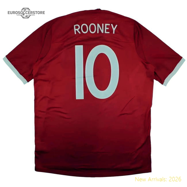England 2010-11 Away Shirt (S) Rooney #10 (Excellent)