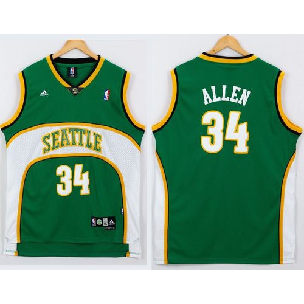 Collector's Item Exclusive Men's OKC Thunder #34 Ray Green Basketball Jersey