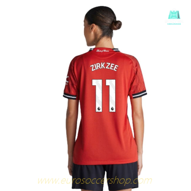 2025-2026 Man Utd Authentic Home Shirt (Womens) (Zirkzee 11)