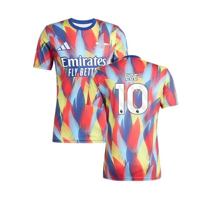 2025-2026 Arsenal Pre-Match Shirt (Victory Blue) (Eze 10)