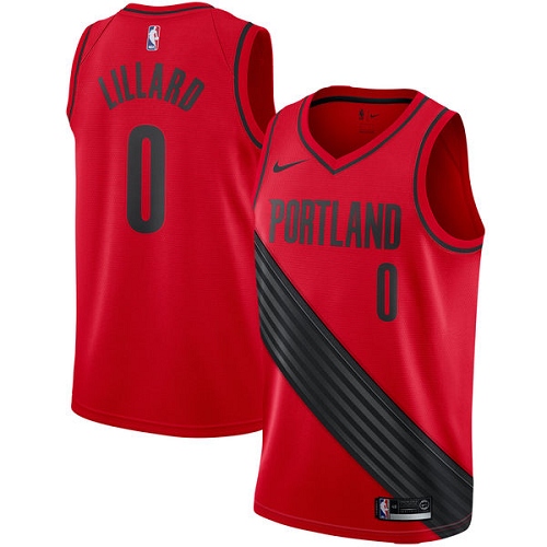 Professional Blazers #0 Damian Lillard 2024 Statement NBA Swingman