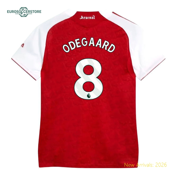 2025-2026 Arsenal Womens Sophisticated Jersey Odegaard Drycell