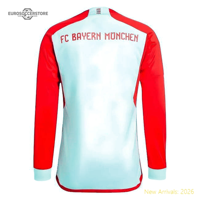 Superior 2023-2024 Bayern Munich Long Sleeve First Jersey (your Name)