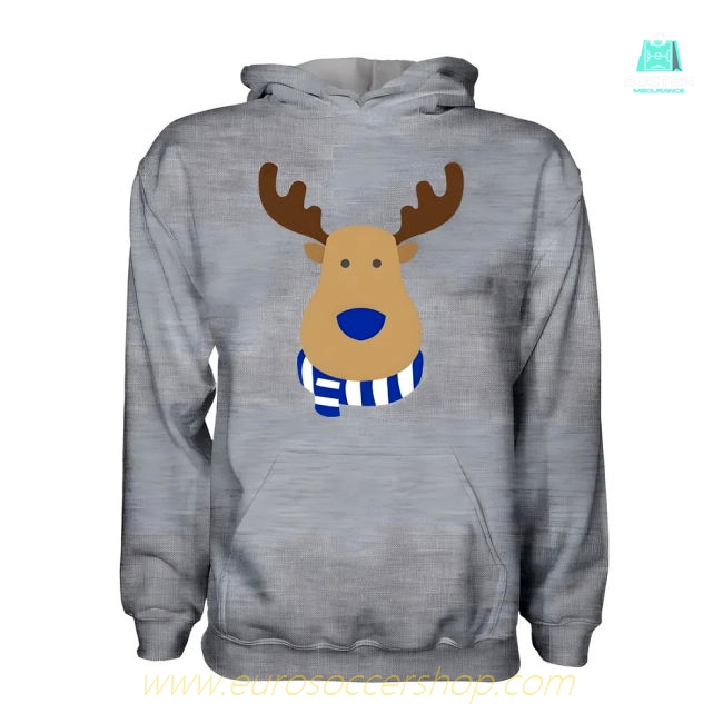 Ipswich Town Rudolph Supporters Hoody (grey)