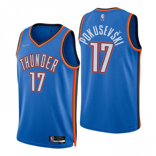Blue City Thunder #17 Nike Jersey - Reasonably Priced Premium Quality