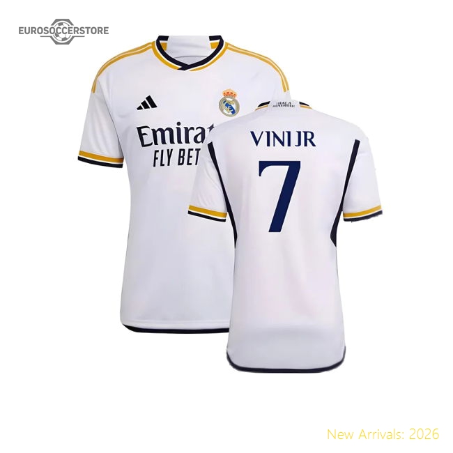 2023-2024 Real Madrid Home Shirt (Vini Jr. 7)