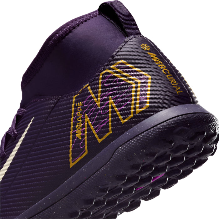 Nike Youth Jr. Superfly 10 Club Kylian Mbappe Turf TF (Grand Purple/Pale Ivory)