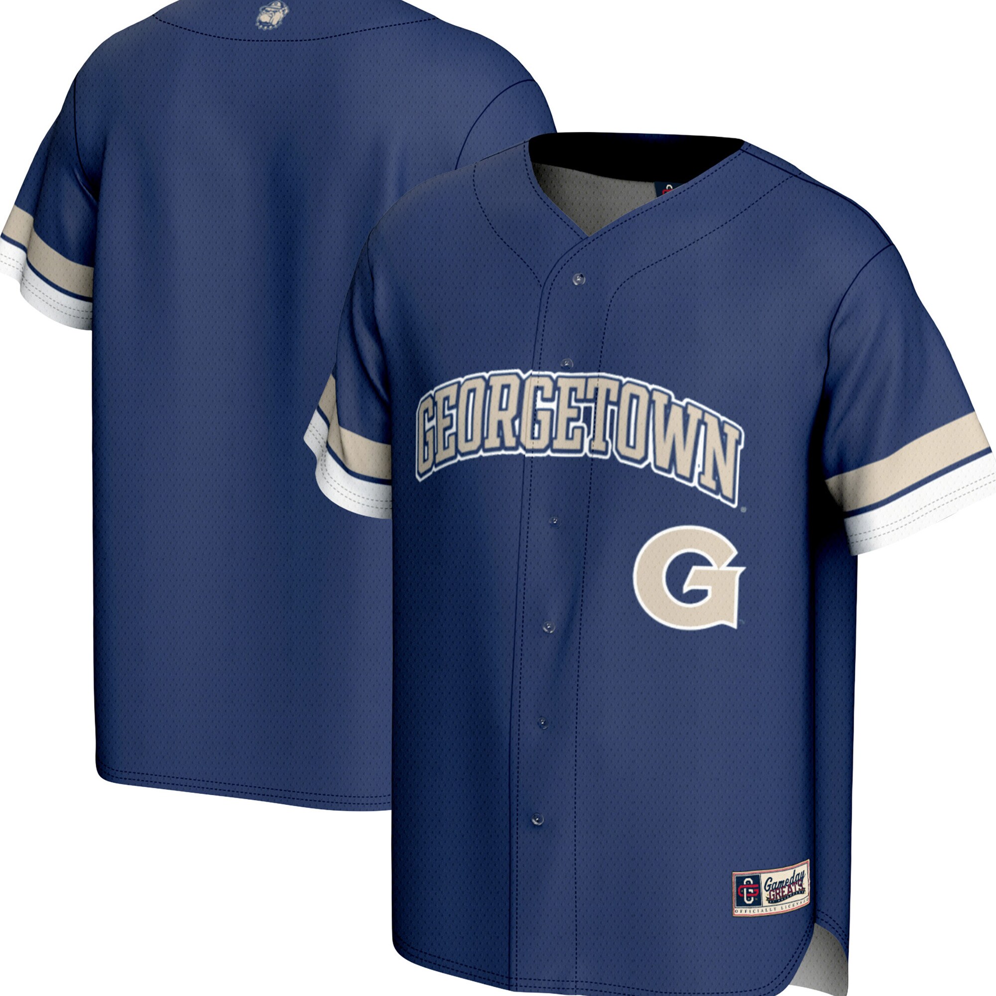 [NJP] Georgetown Hoyas GameDay Greats Youth Spirit Baseball Jersey - Navy