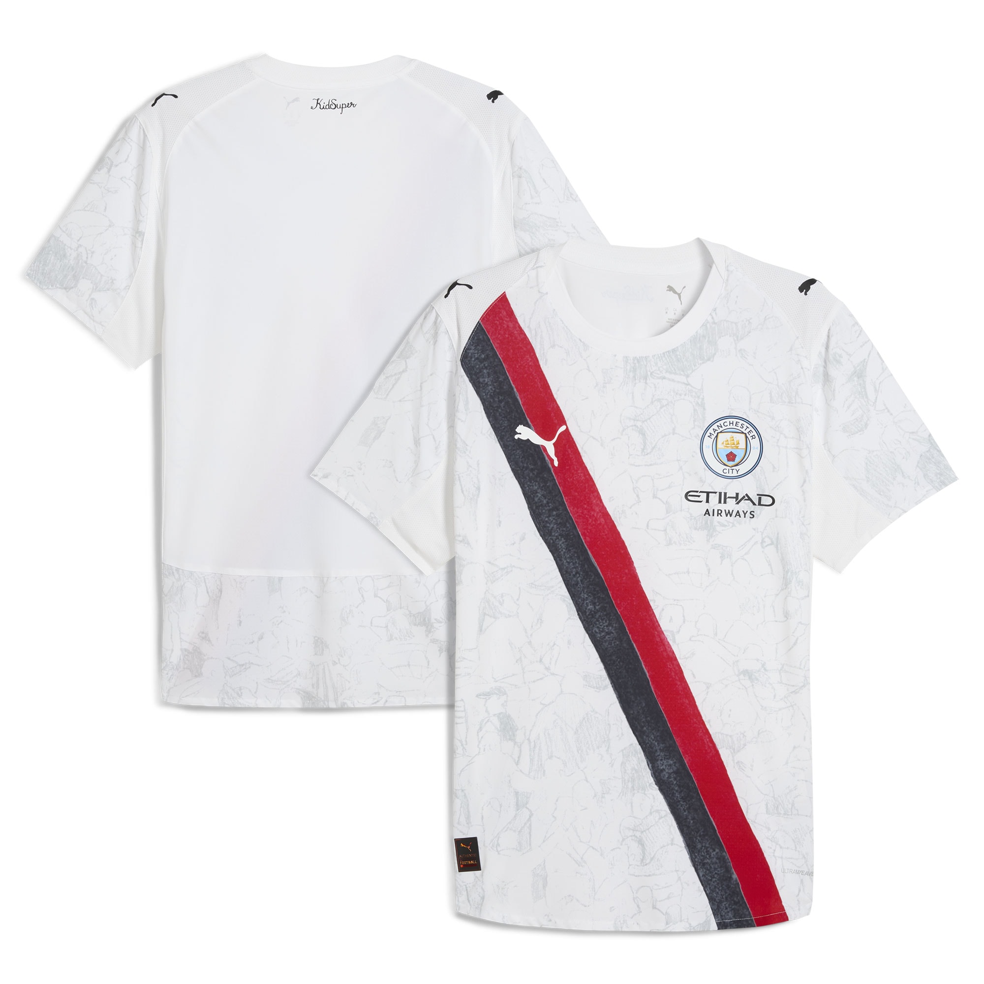 [SJH] Manchester City x KidSuper 2025 FIFA Club World Cup Authentic Jersey - White