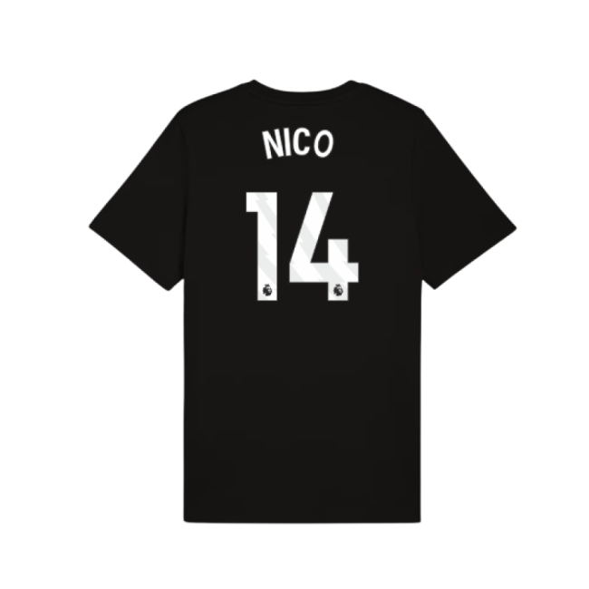 Stretchable Premier League Jersey 2025-2026 Authentic - Black Adu#949
