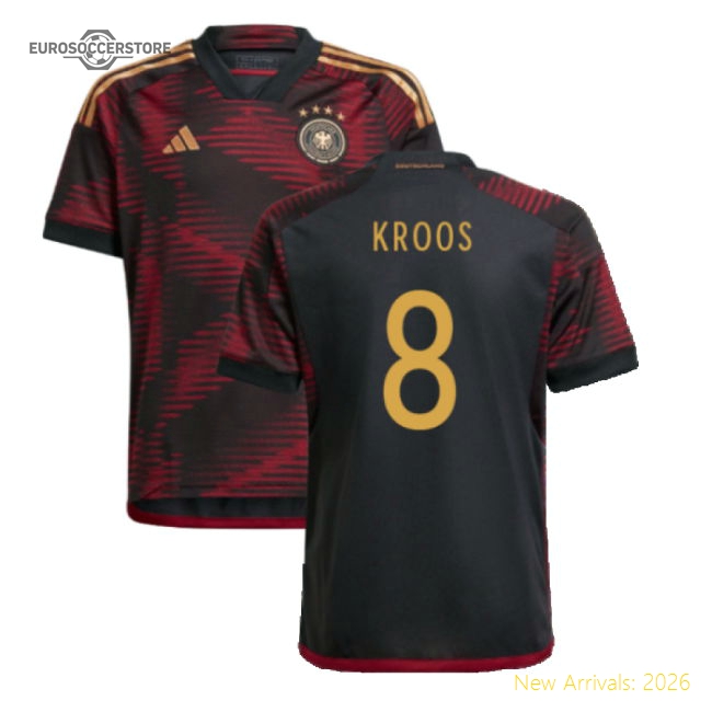 Elite Germany 2022-2023 Away Short Sleeve Shirt - Kroos Genius