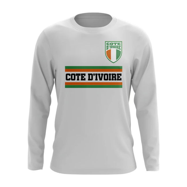 Collector'S-Item Ivory Coast Core Football Country Long Sleeve T-Shirt