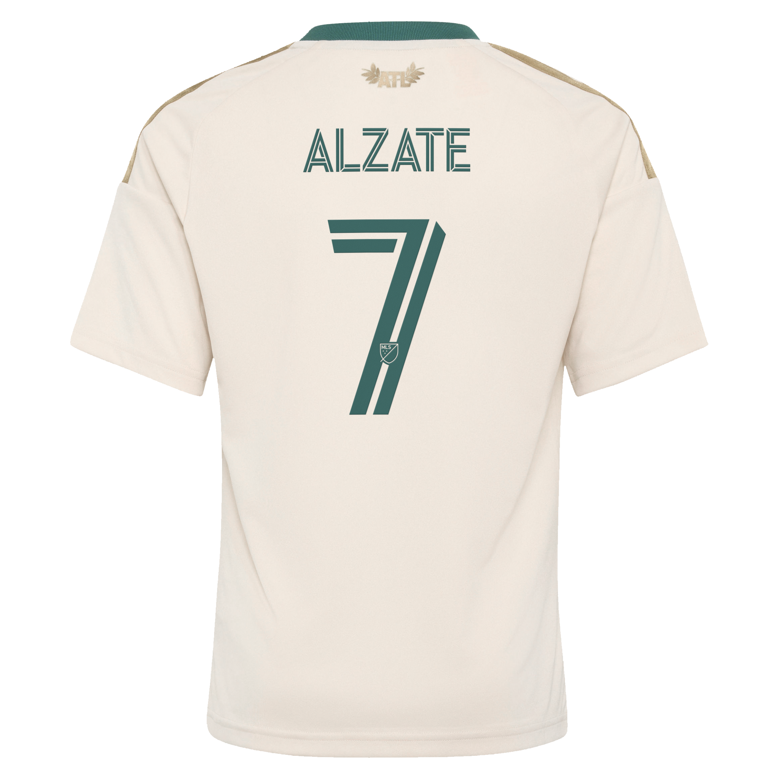 [JED] Steven Alzate Atlanta United FC Youth 2026 Spirit of '96 Replica Jersey - Tan