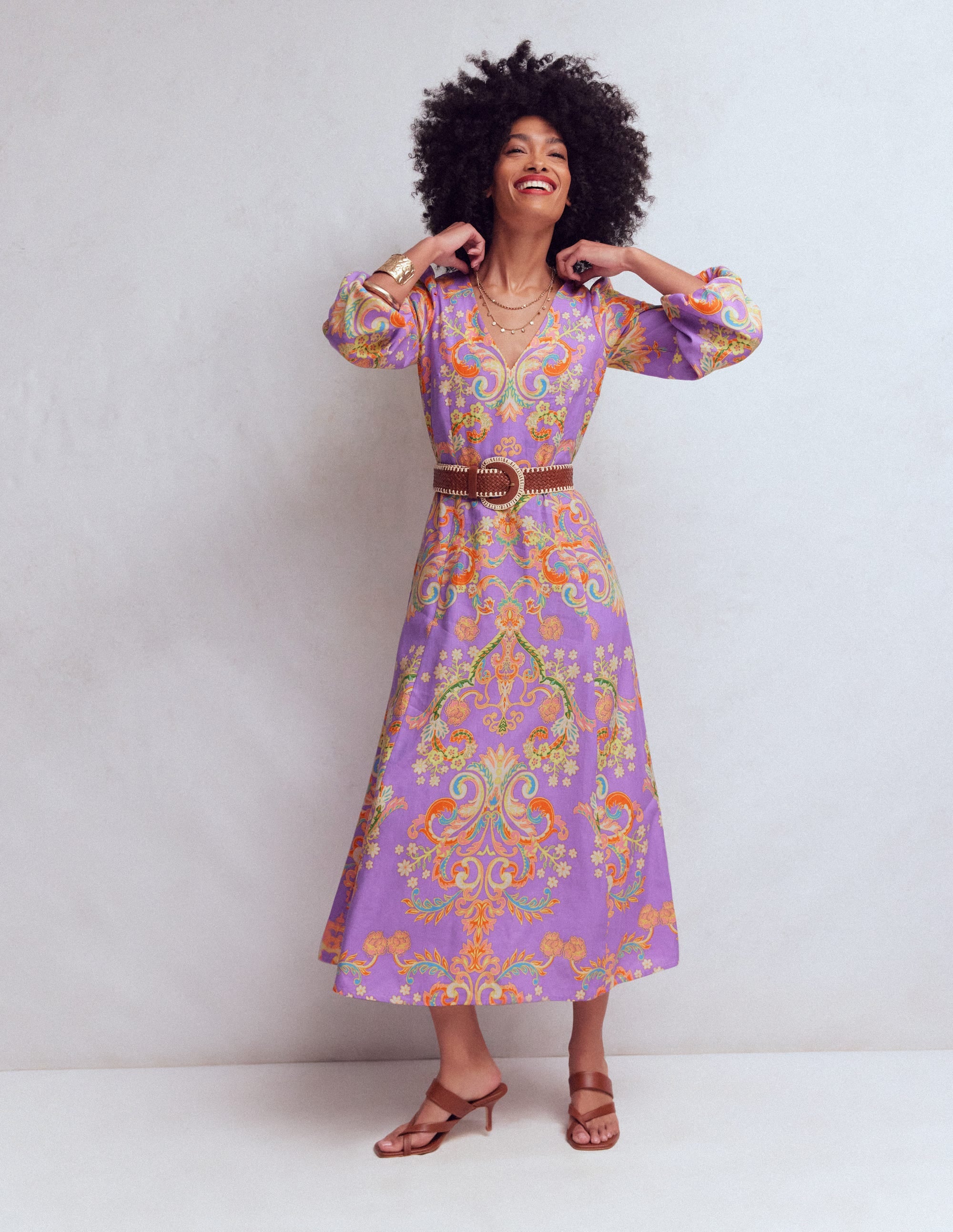 Florence Linen Blend Dress