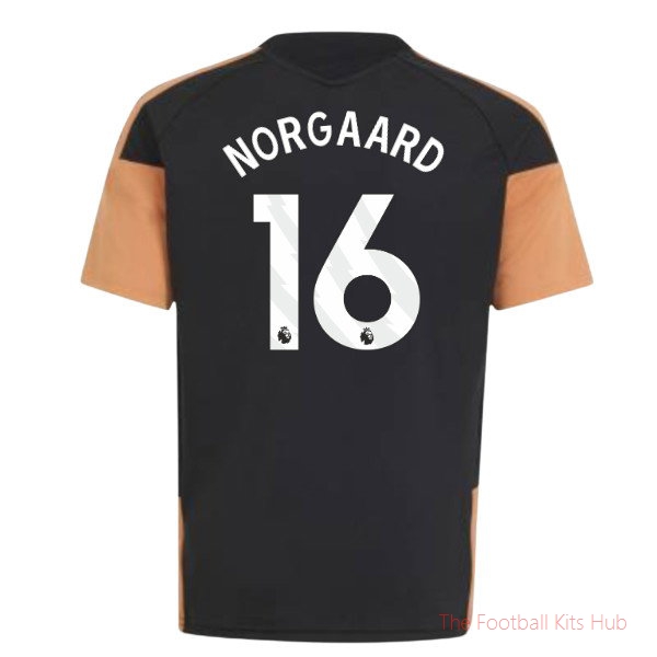 [SPK] 2026/27 Arsenal Training Jersey Black - Kids Norgaard 16