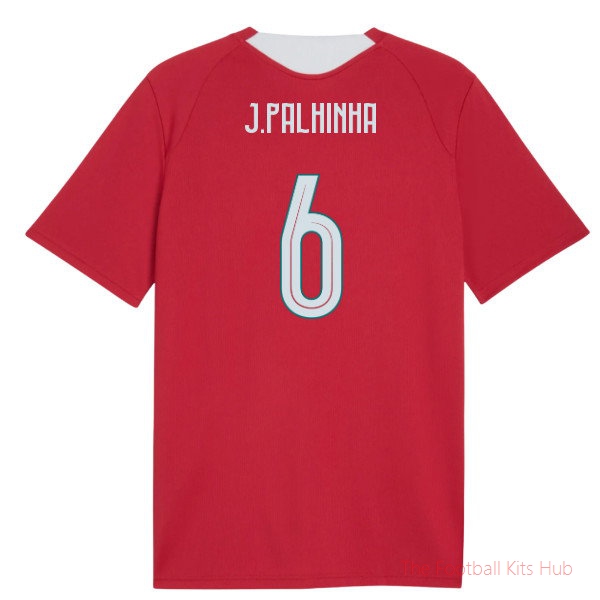 2026-2027 Portugal Training Jersey (Red) (J.Palhinha 6)