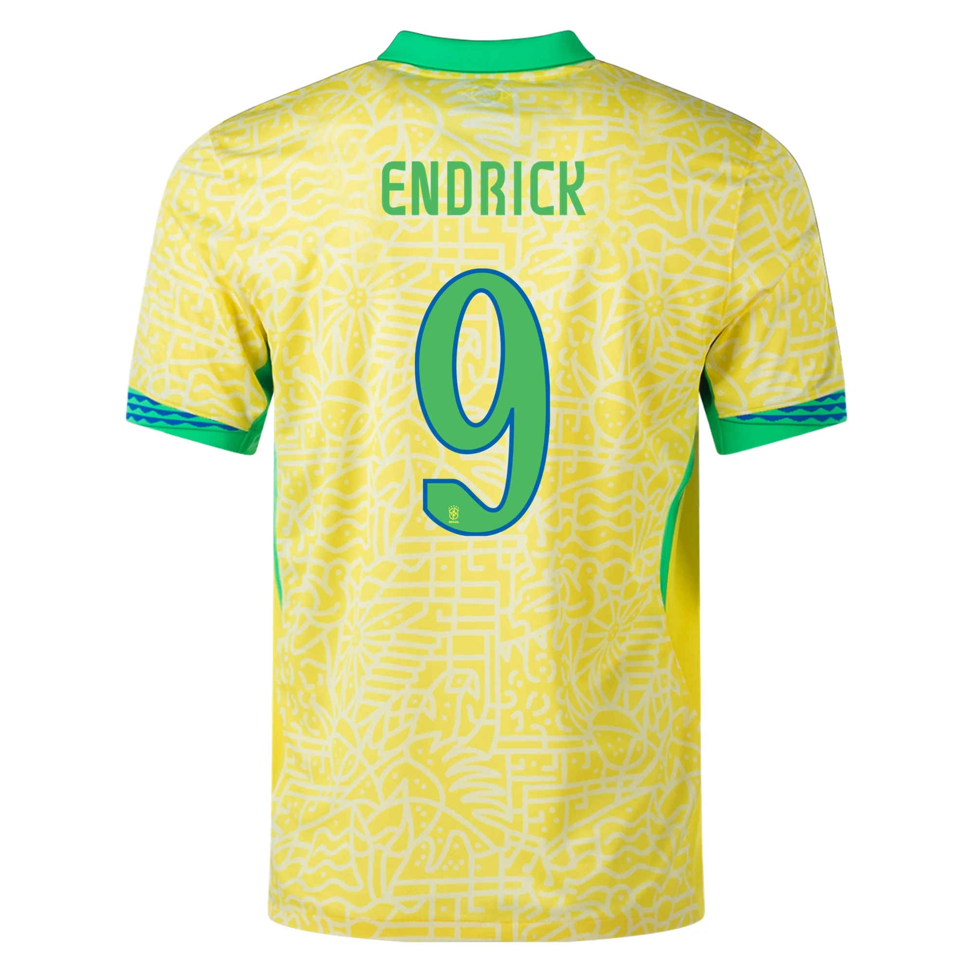 Brazil 2024-2025 Home Football Jersey –  Player Version S