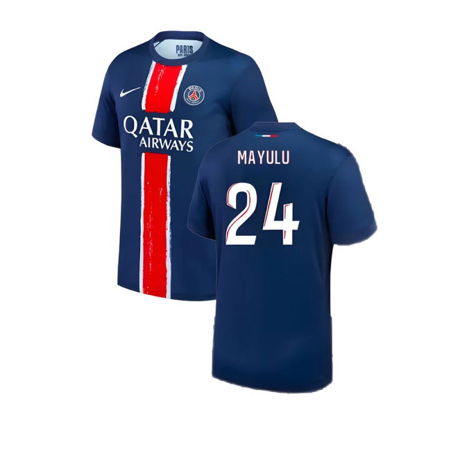 2024-2025 PSG Home Shirt Quick Dry Antibacterial UV Protection