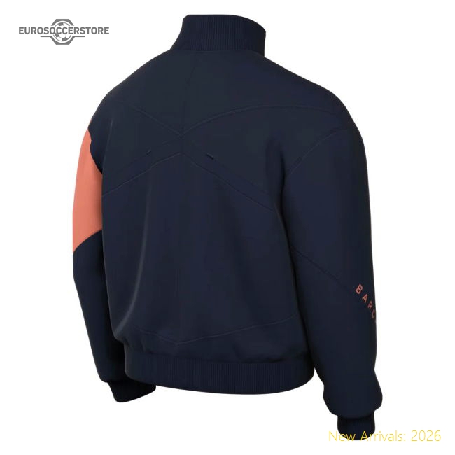 Excellent 2025-2026 Fcb Third T90 Dri-fit Anthem Jacket (navy)