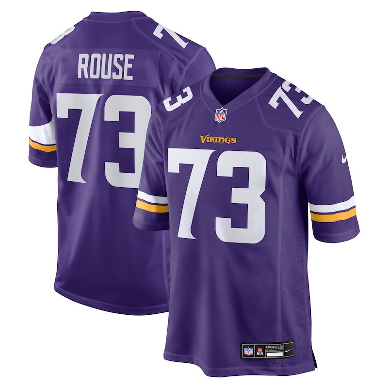 None Walter Rouse MIN Vikings Durable Replica Jersey Game Day Wear