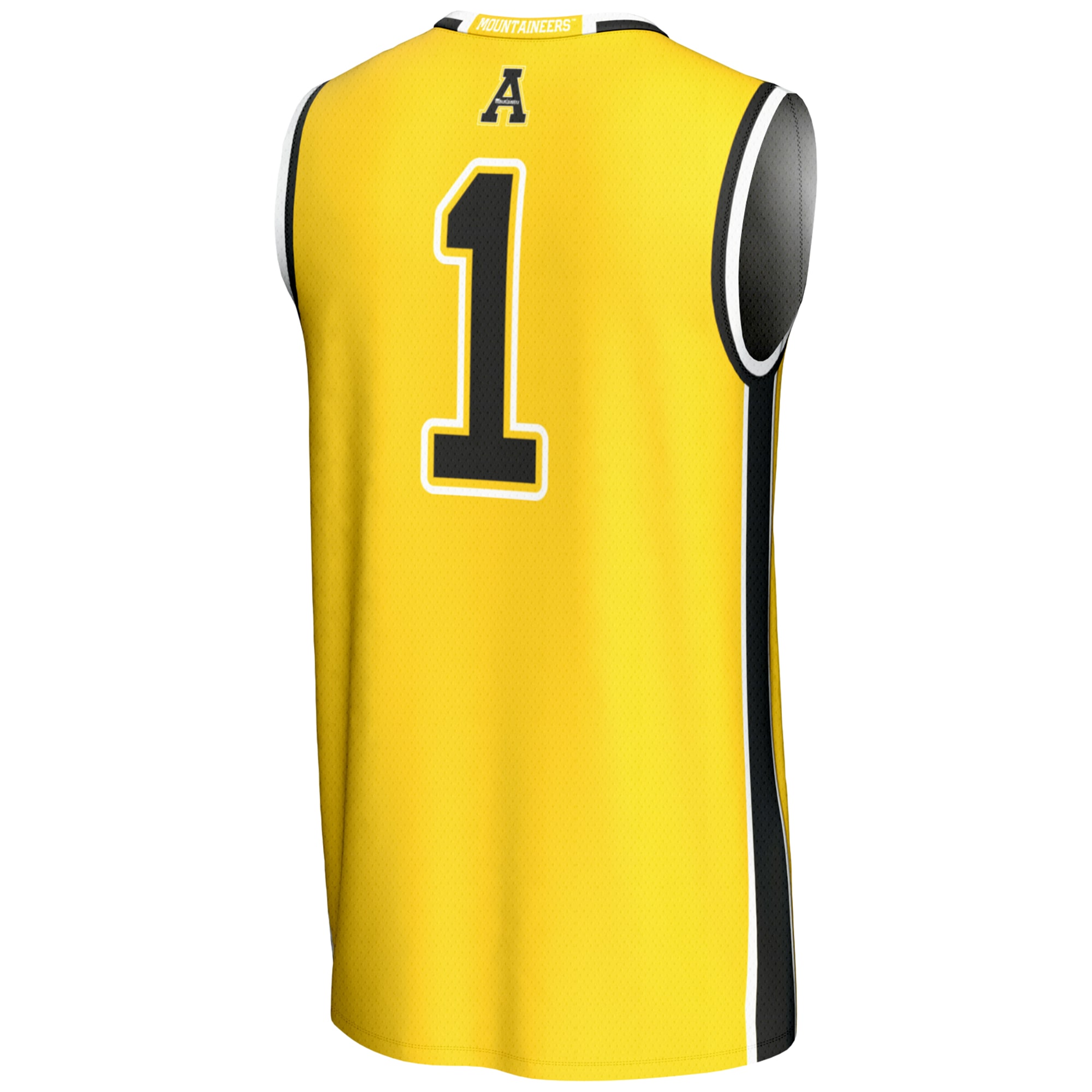 [NJP] Appalachian State Mountaineers GameDay Greats Youth Lightweight Basketball Jersey - Gold