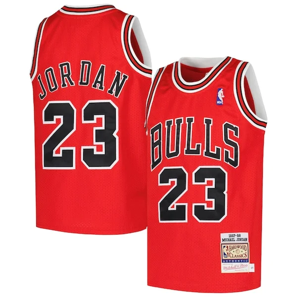 Michael Jordan CHI Authentic Jersey - fashionable genuine - Red