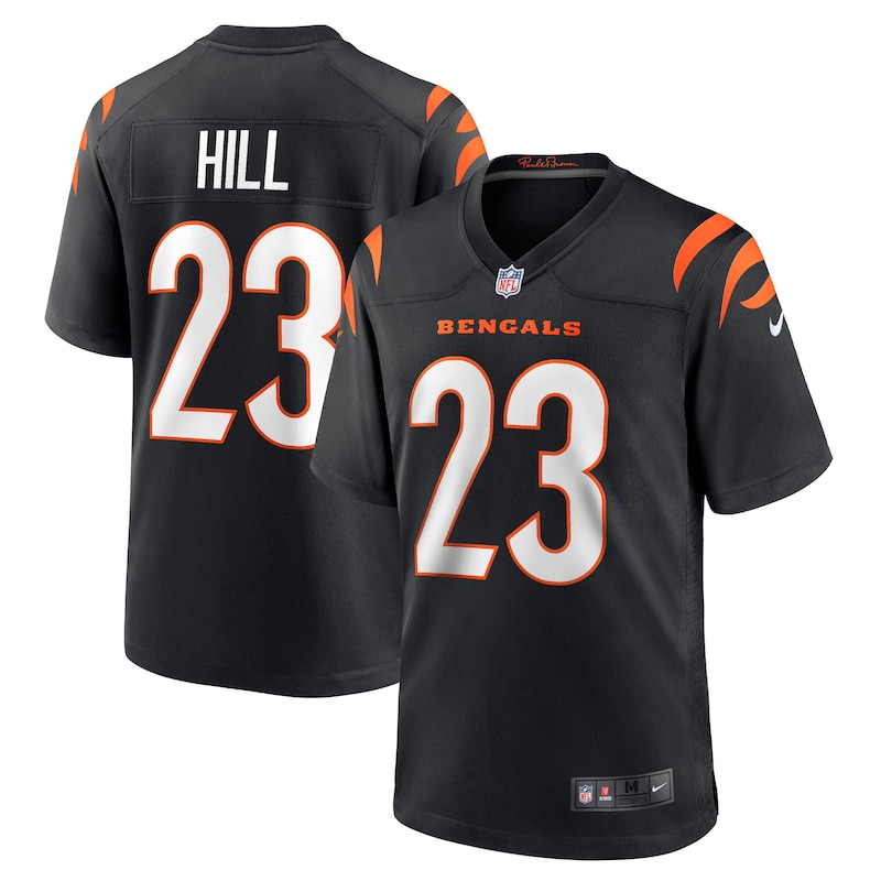 None Daxton Hill CIN Bengals Stylish Authentic Jersey for NFL Fans