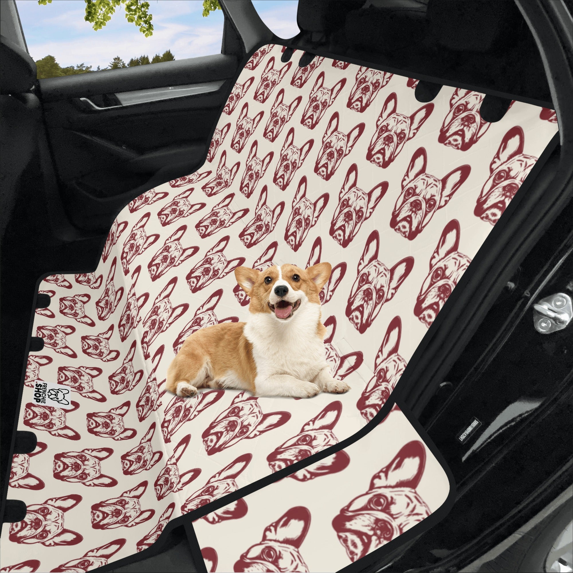 High-Quality Waffle - Car Pet Seat Covers For French Bulldog for Ever...